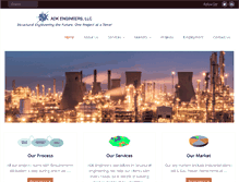 Tablet Screenshot of adkengineers.com